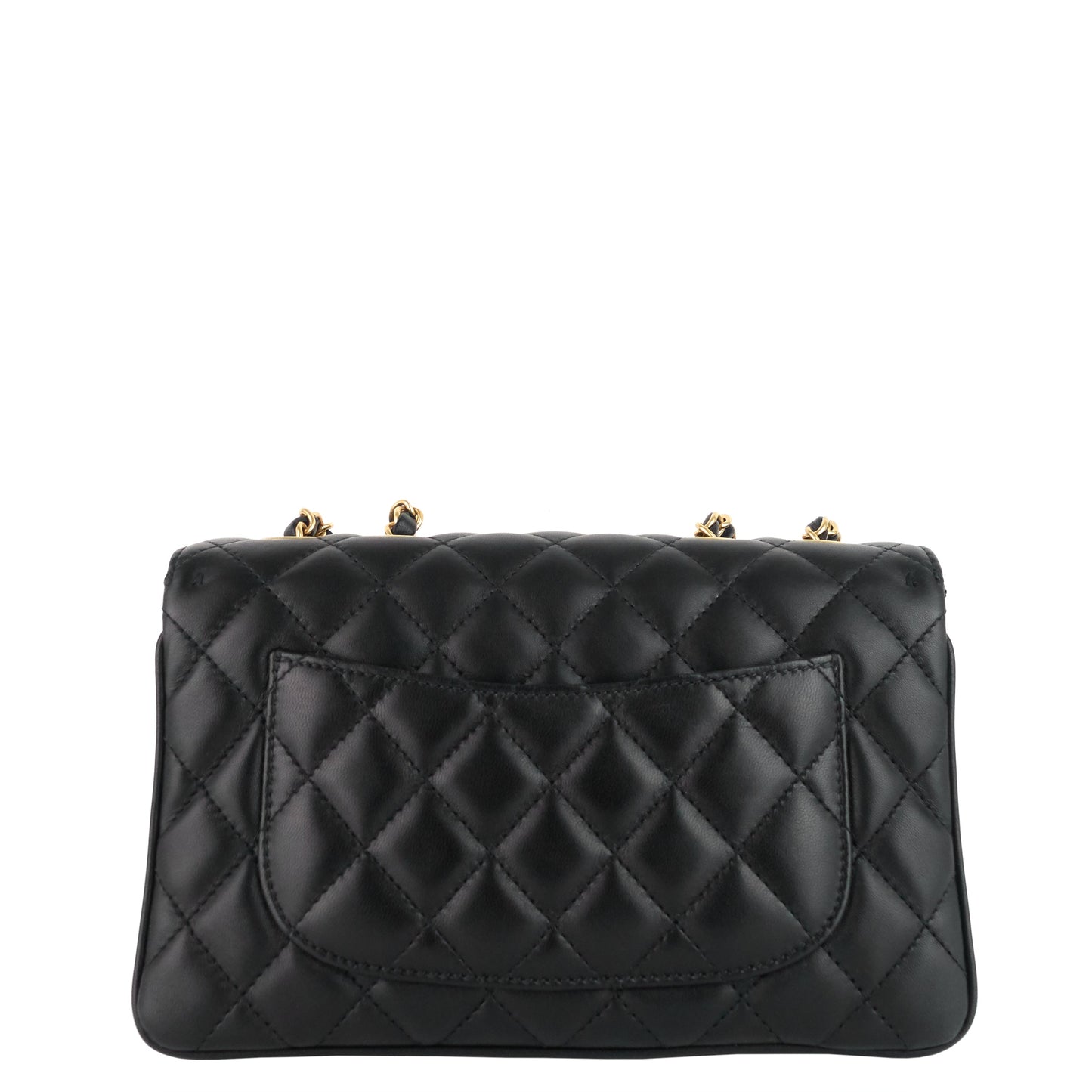 Chanel Coco Vintage Quilted Lambskin Leather Flap Bag