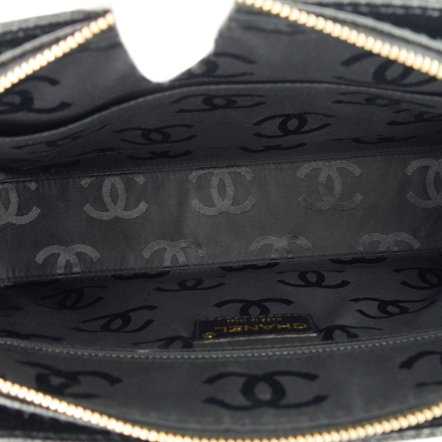 Chanel Chocolate Bar Caviar Leather Shoulder Bag