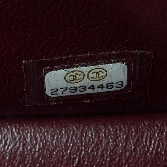 Chanel Double Flap Quilted Caviar Leather Bag