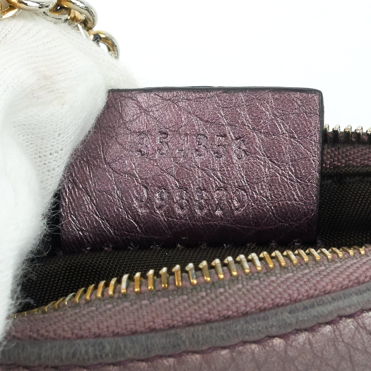 Gucci Calf Leather Soho Key Pouch