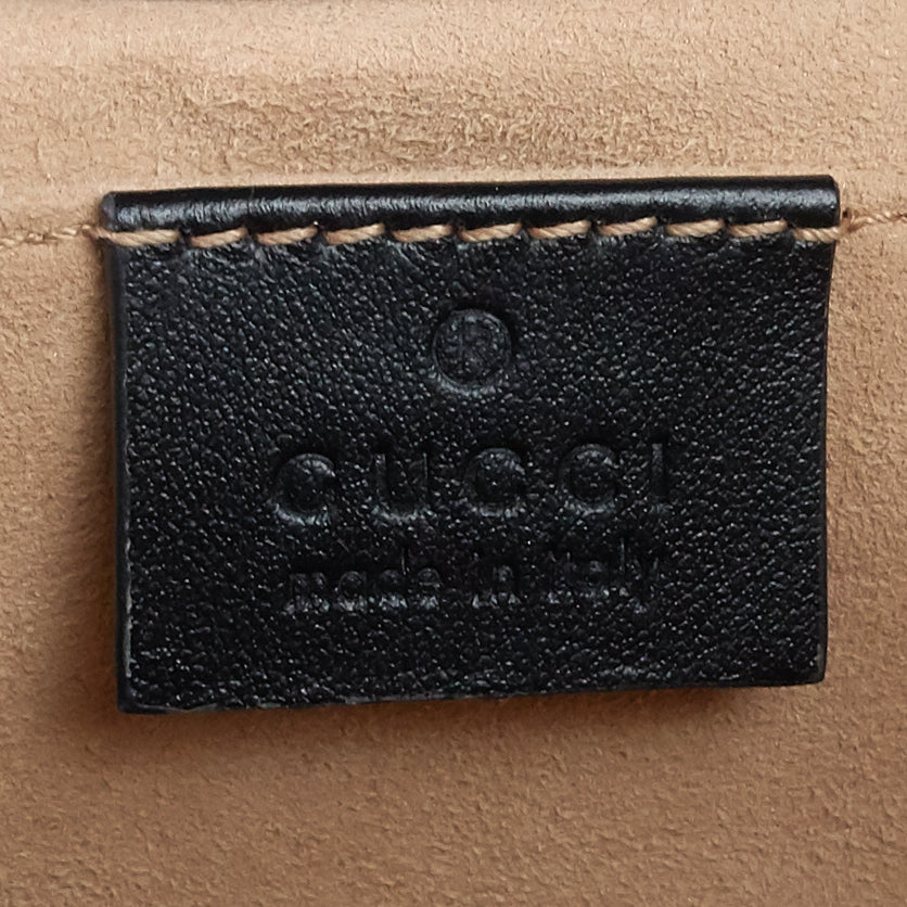 Gucci GG Marmont Mini Chevron Leather Bag