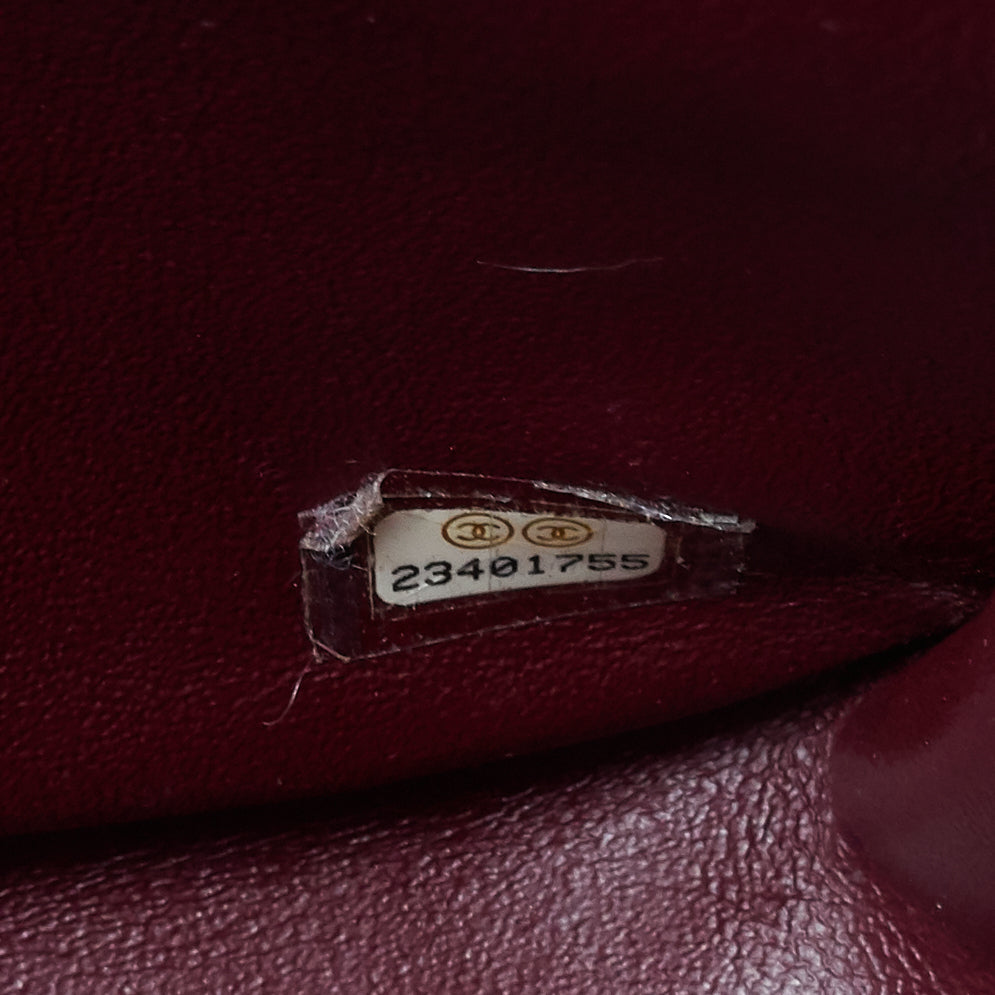 Chanel Double Flap Quilted Caviar Leather Bag