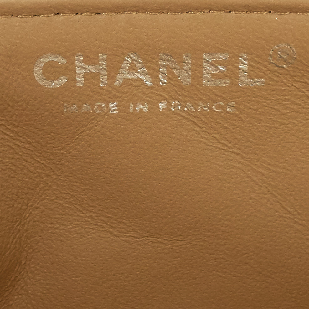 Chanel East West Quilted Lambskin Flap Bag