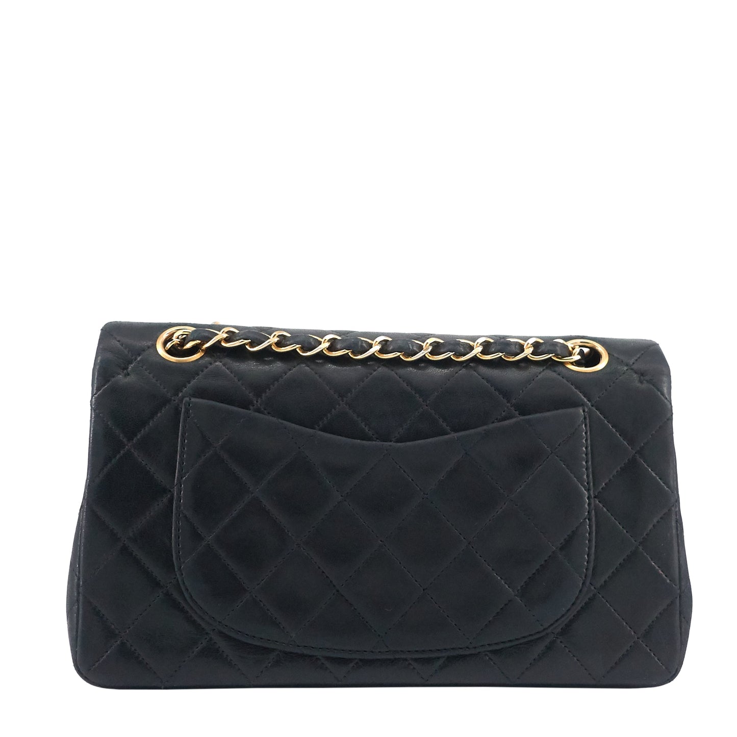 Chanel Classic Double Flap Small Lambskin Leather Bag