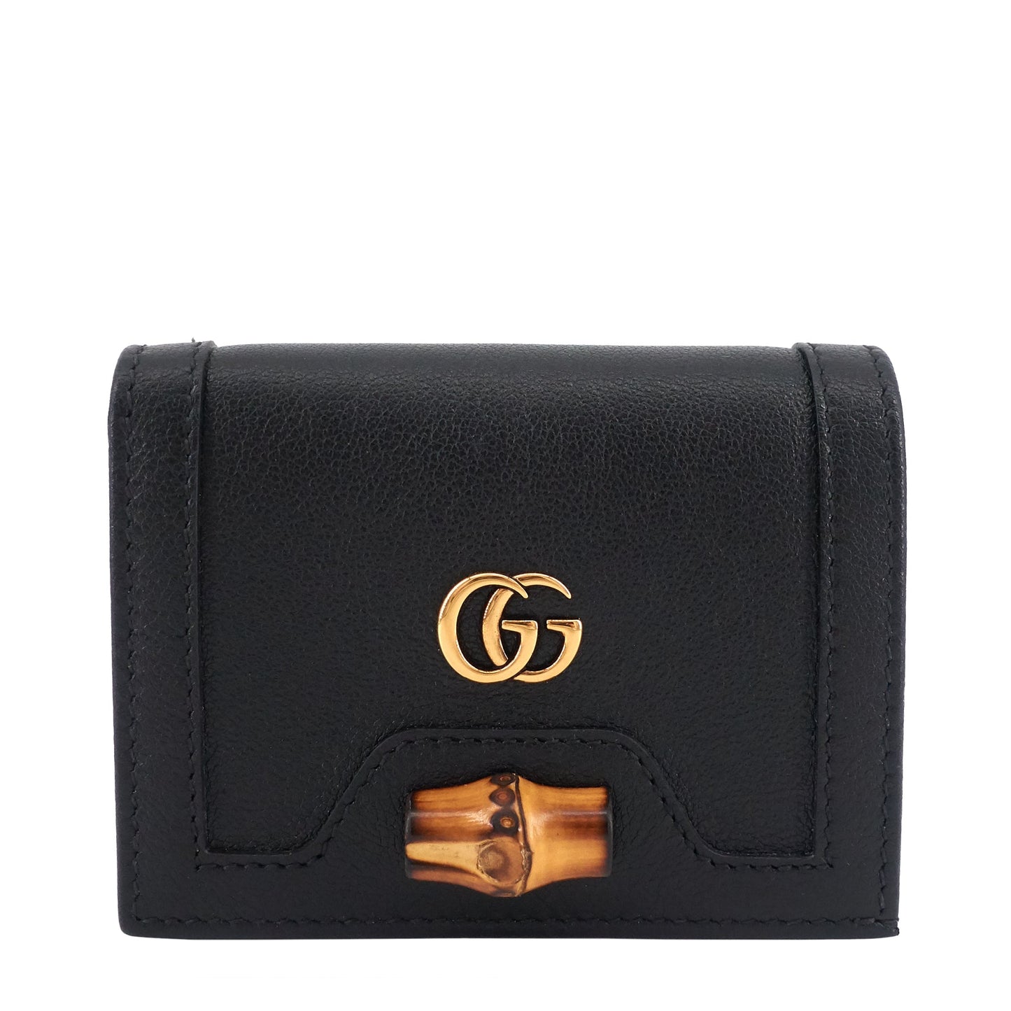 Gucci Diana Card Case Leather Wallet