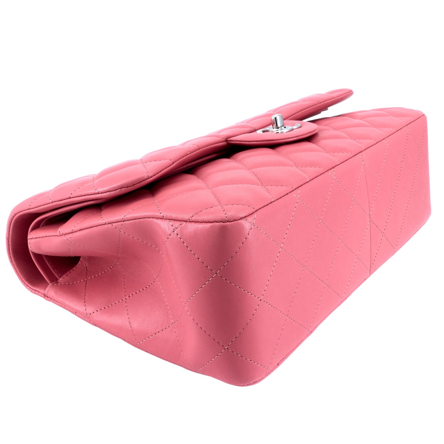 Chanel Classic Jumbo Double Flap Lambskin Leather Bag