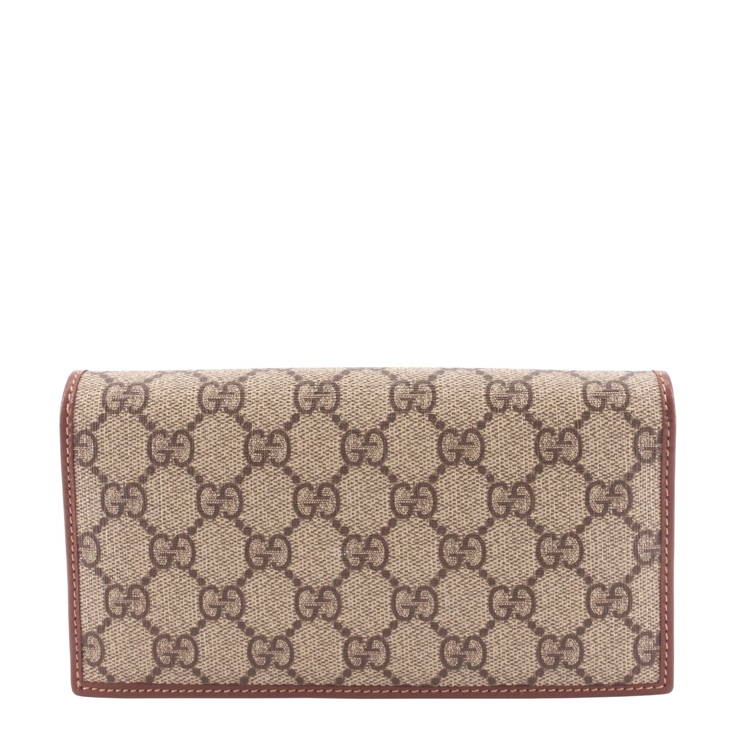 Gucci Horsebit 1955 GG Supreme Canvas Wallet on Chain Bag