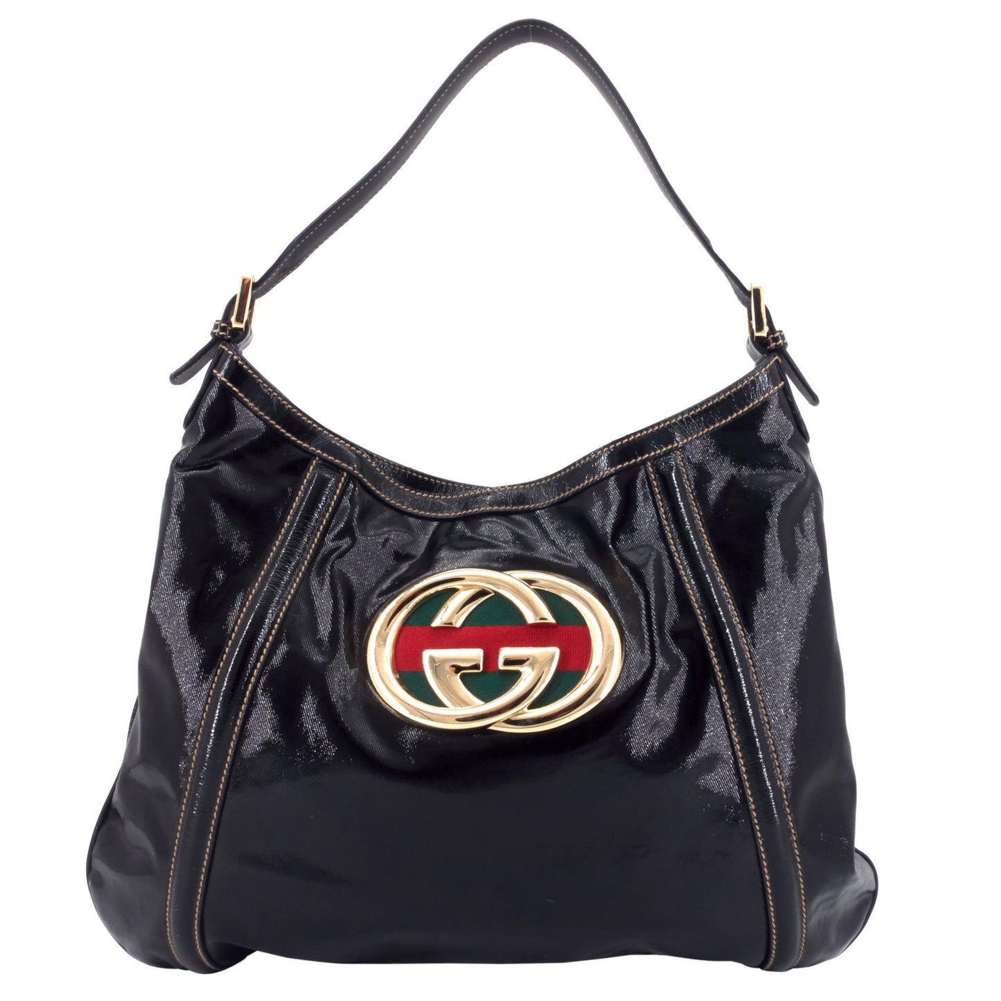 Gucci Britt Dialux Medium Twill Bag