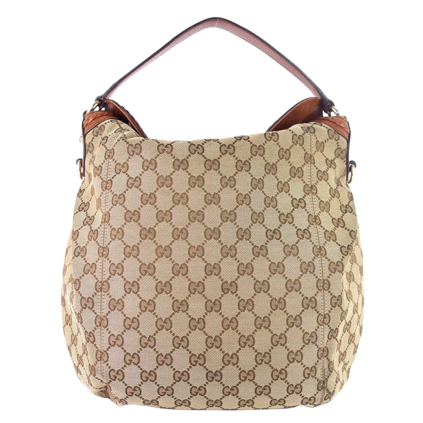 Gucci Brick Lane Medium Monogram Canvas Hobo Bag