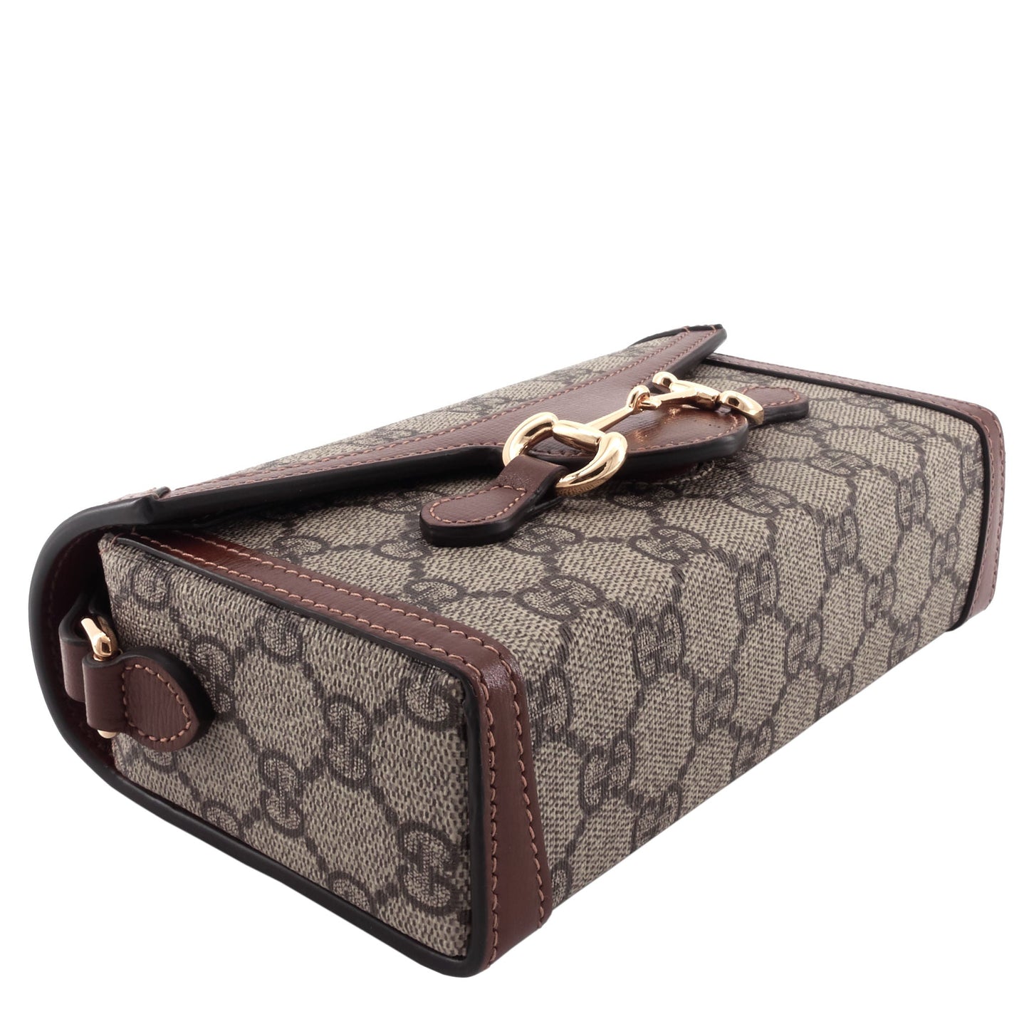 Gucci Horsebit 1955 Coated Canvas Mini Bag