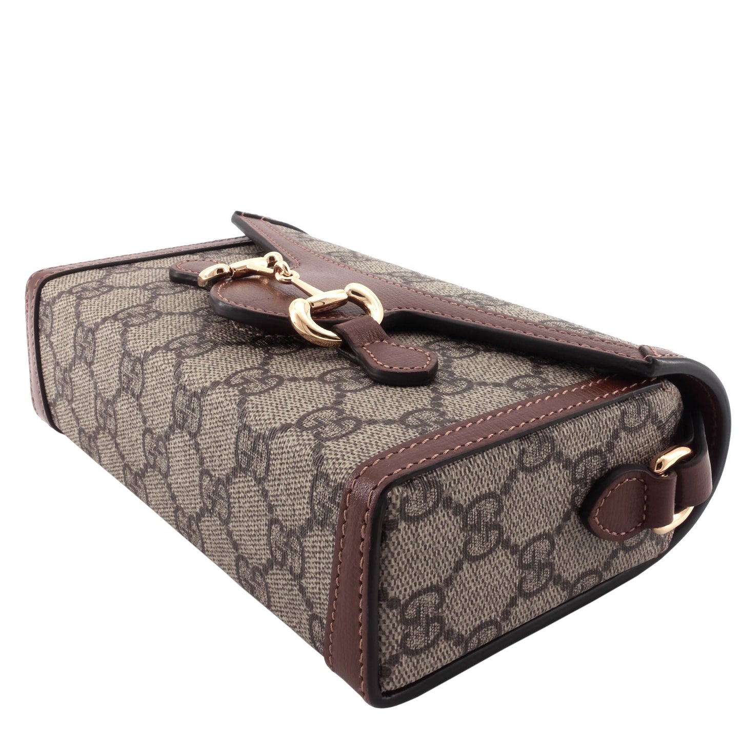 Gucci Horsebit 1955 Coated Canvas Mini Bag