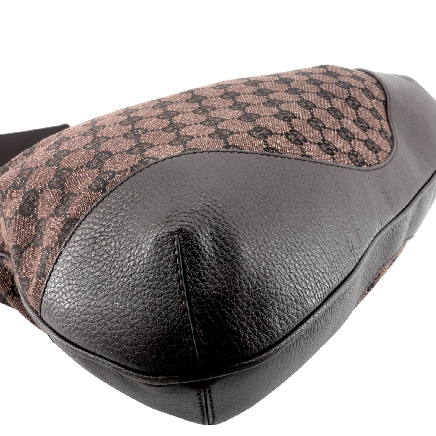 Gucci Brown GG Canvas Hobo Bag