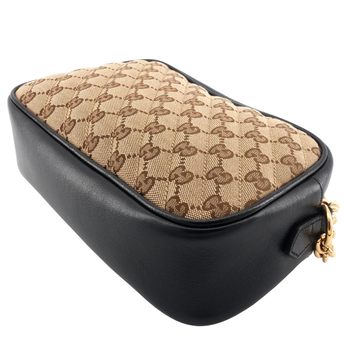 Gucci Marmont Small GG Canvas Chain Shoulder Bag