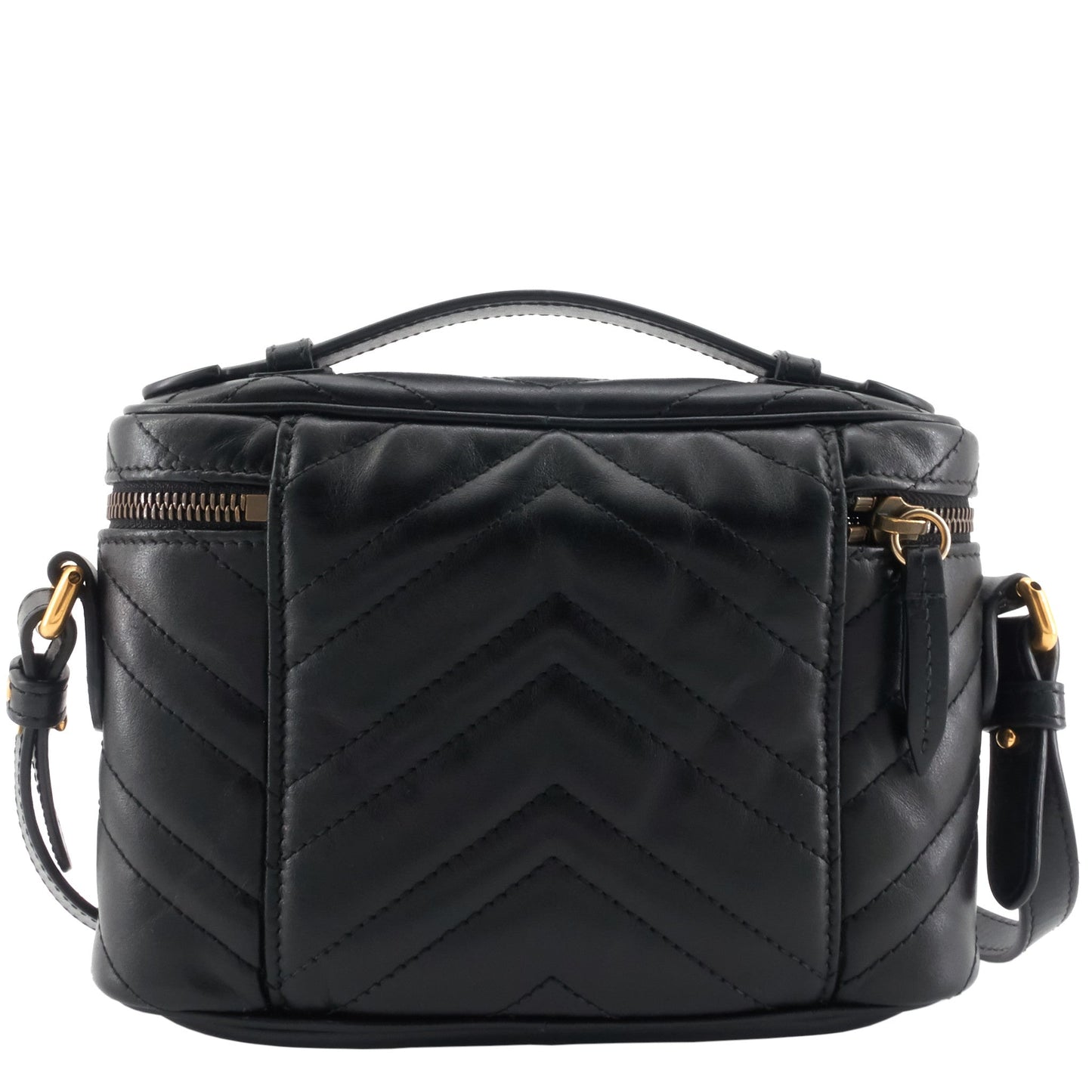 Gucci GG Marmont Mini Vanity Leather Crossbody Bag
