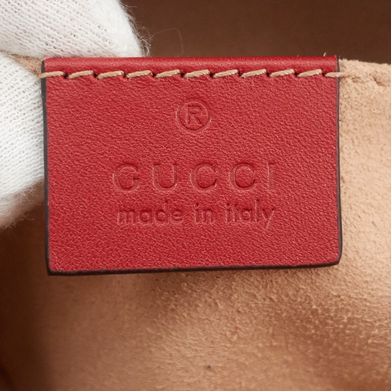 Gucci GG Marmont Calfskin Leather Belt Bag
