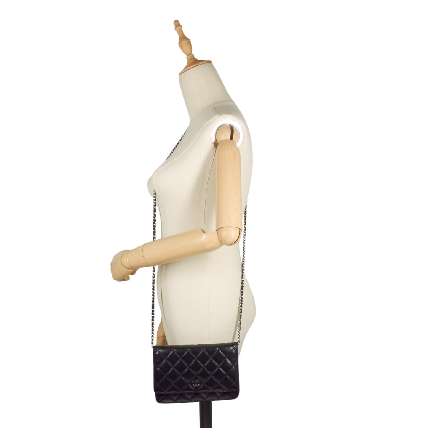 Chanel Lambskin Leather Wallet on Chain Bag