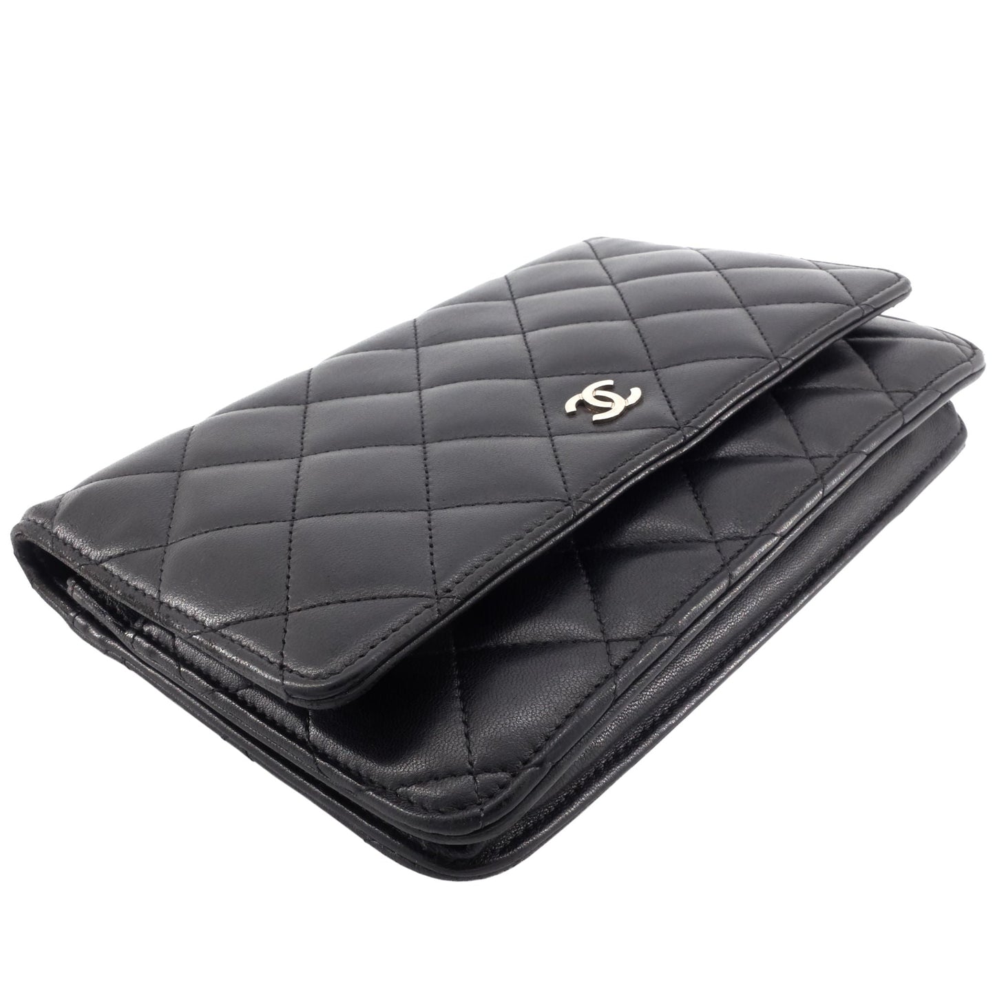 Chanel Lambskin Leather Wallet on Chain Bag