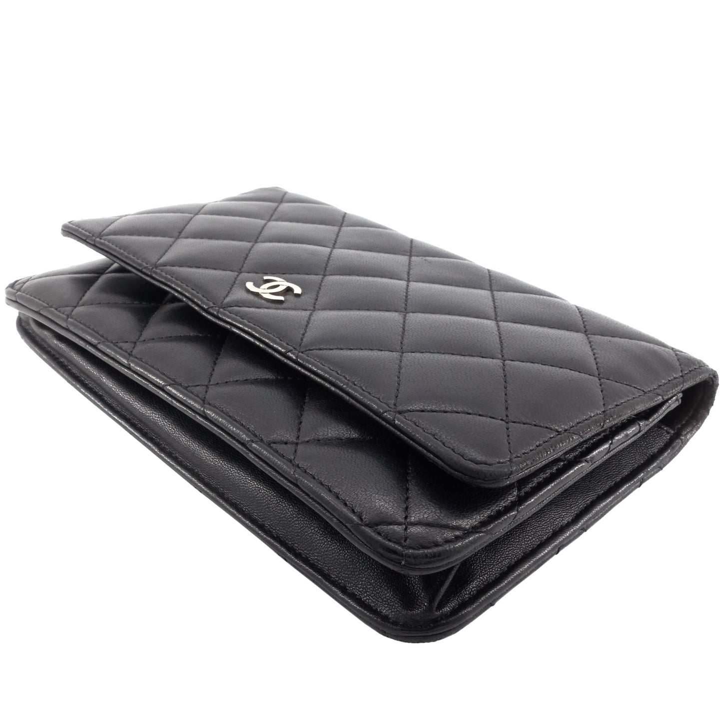 Chanel Lambskin Leather Wallet on Chain Bag