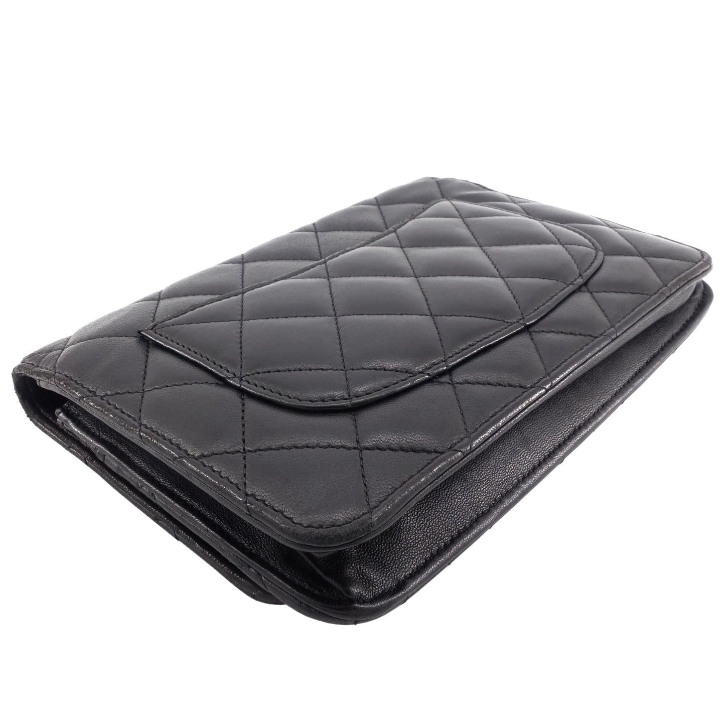 Chanel Lambskin Leather Wallet on Chain Bag