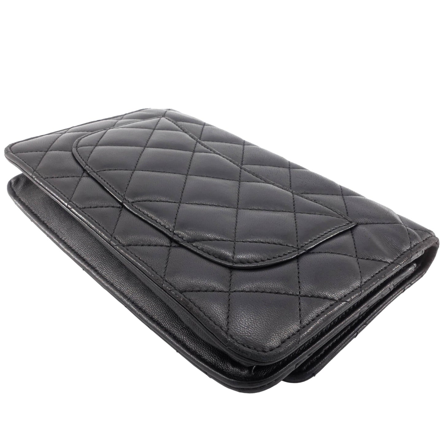 Chanel Lambskin Leather Wallet on Chain Bag