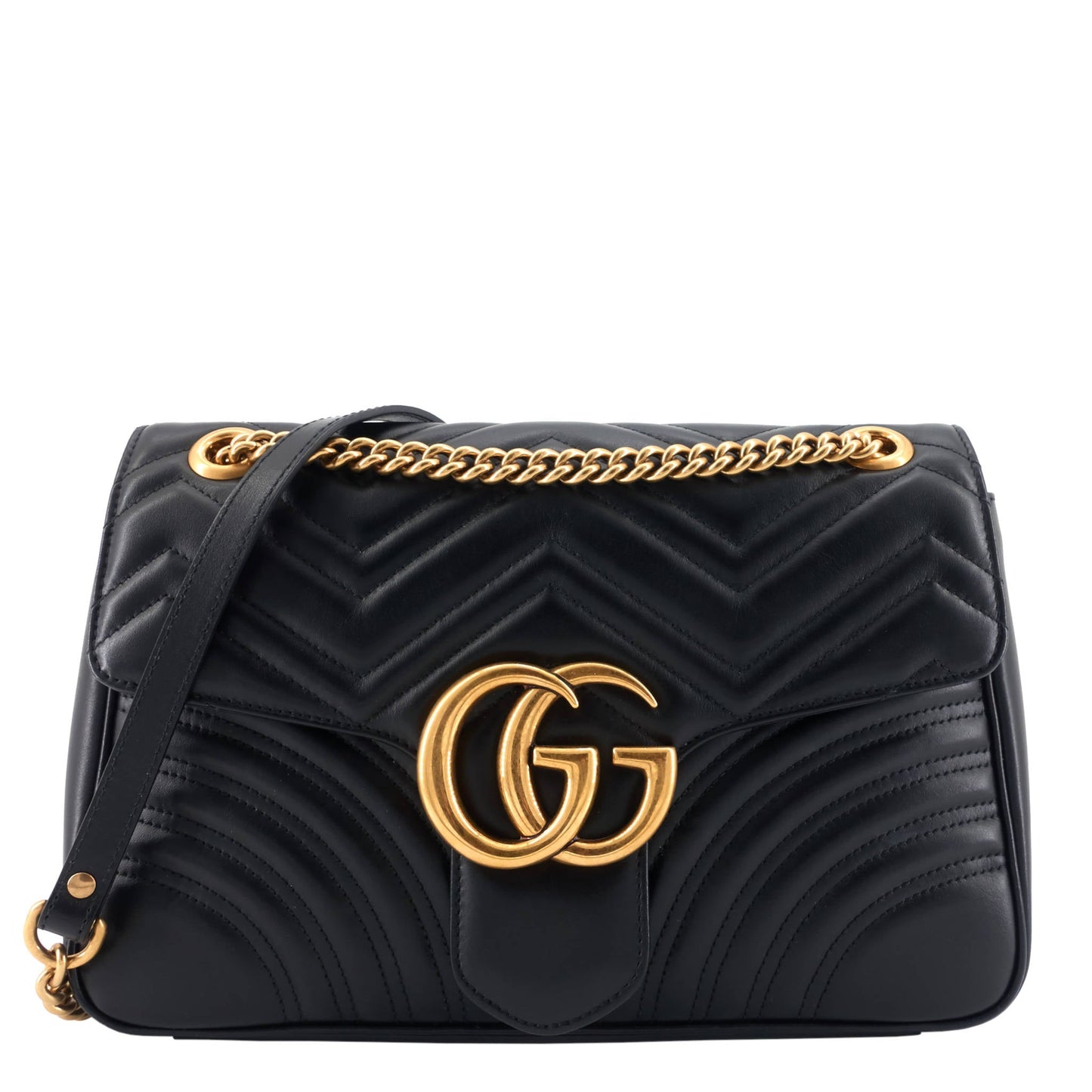 Gucci Marmont Medium Matelass� Leather Shoulder Bag