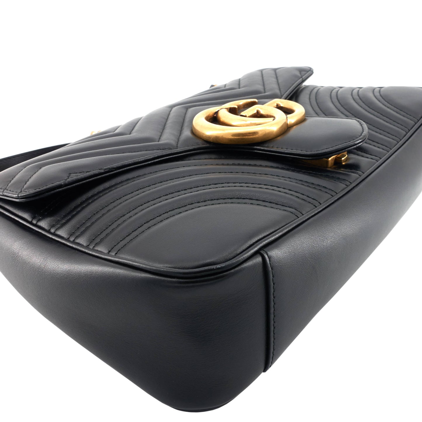 Gucci Marmont Medium Matelass� Leather Shoulder Bag