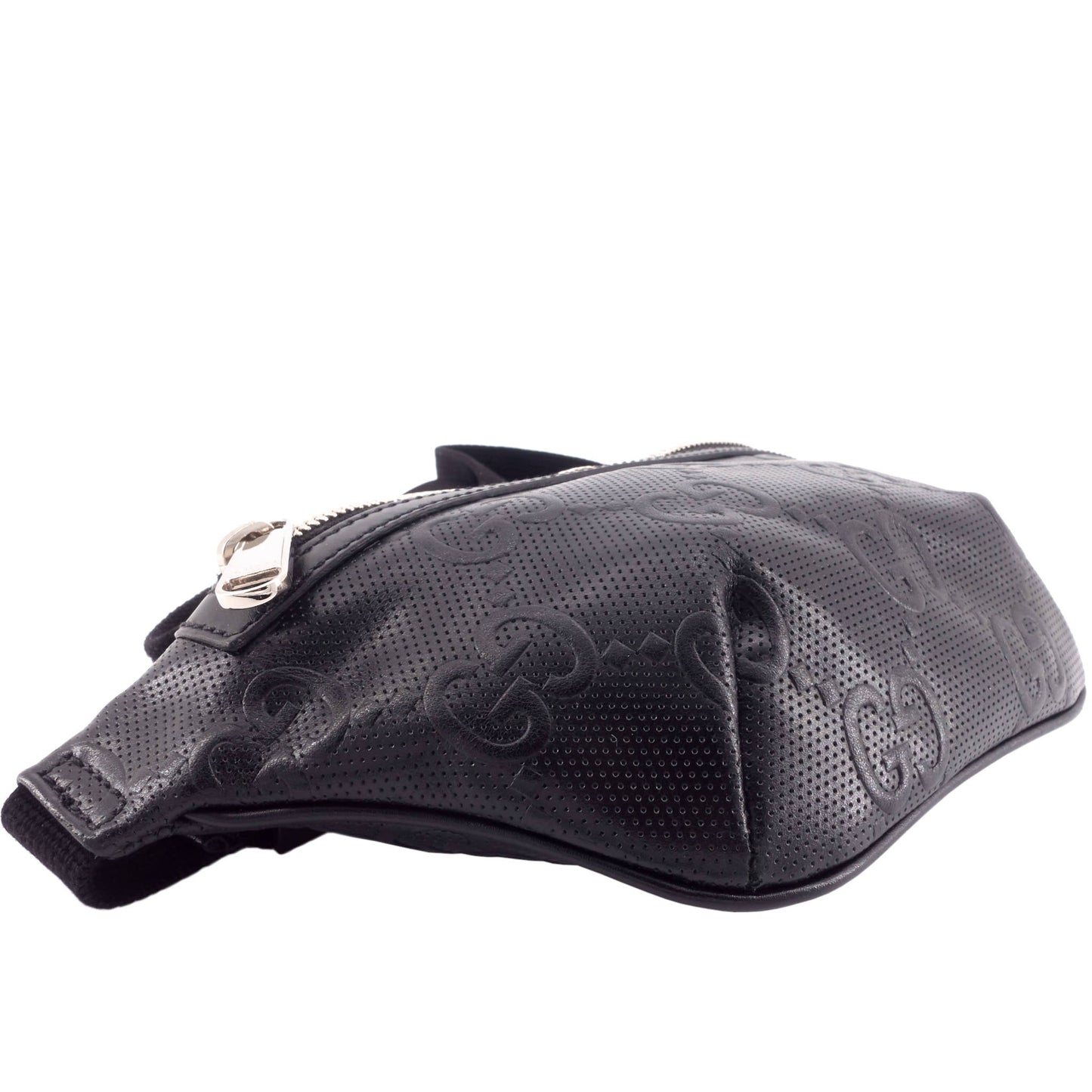 Gucci GG Embossed Leather Belt Bag
