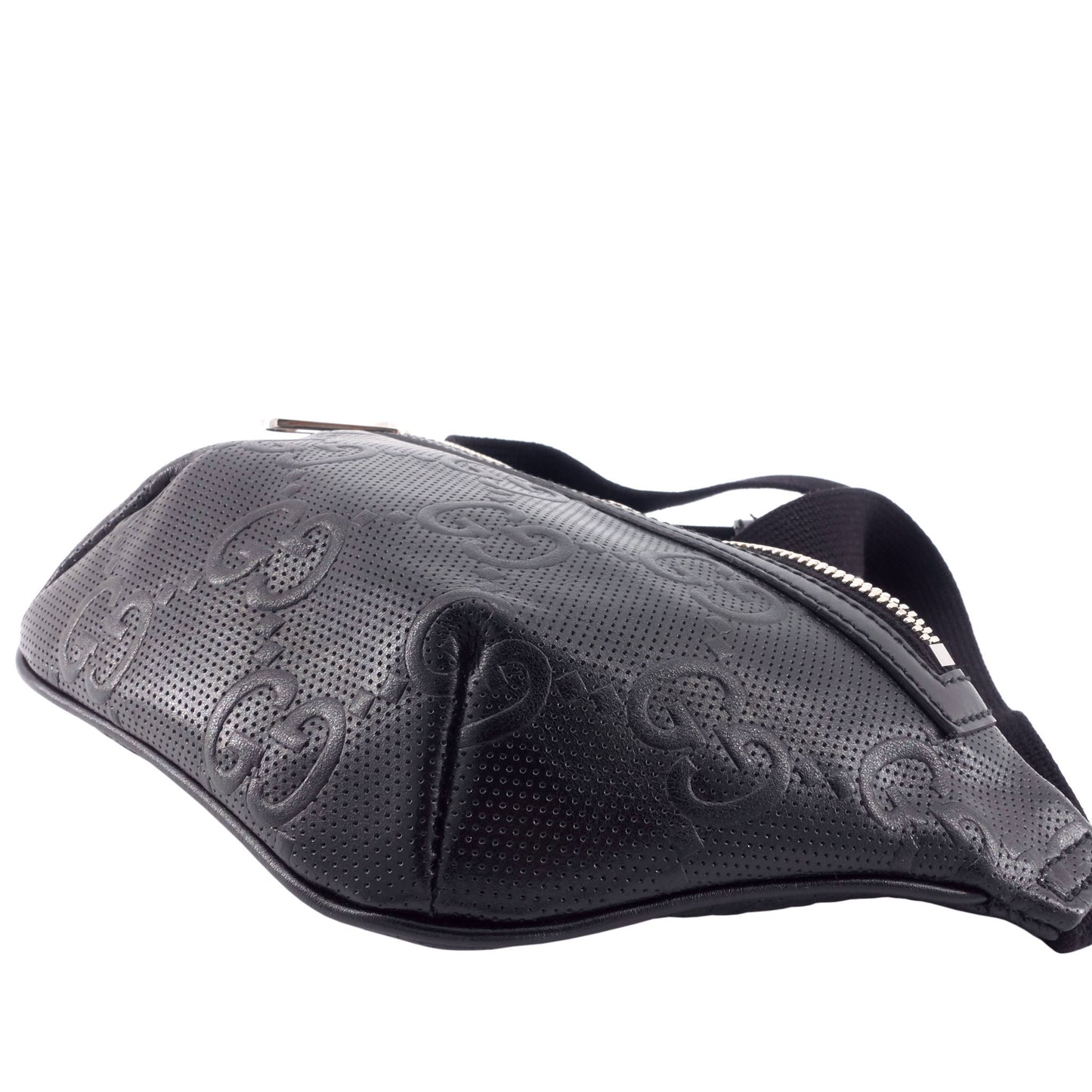 Gucci GG Embossed Leather Belt Bag