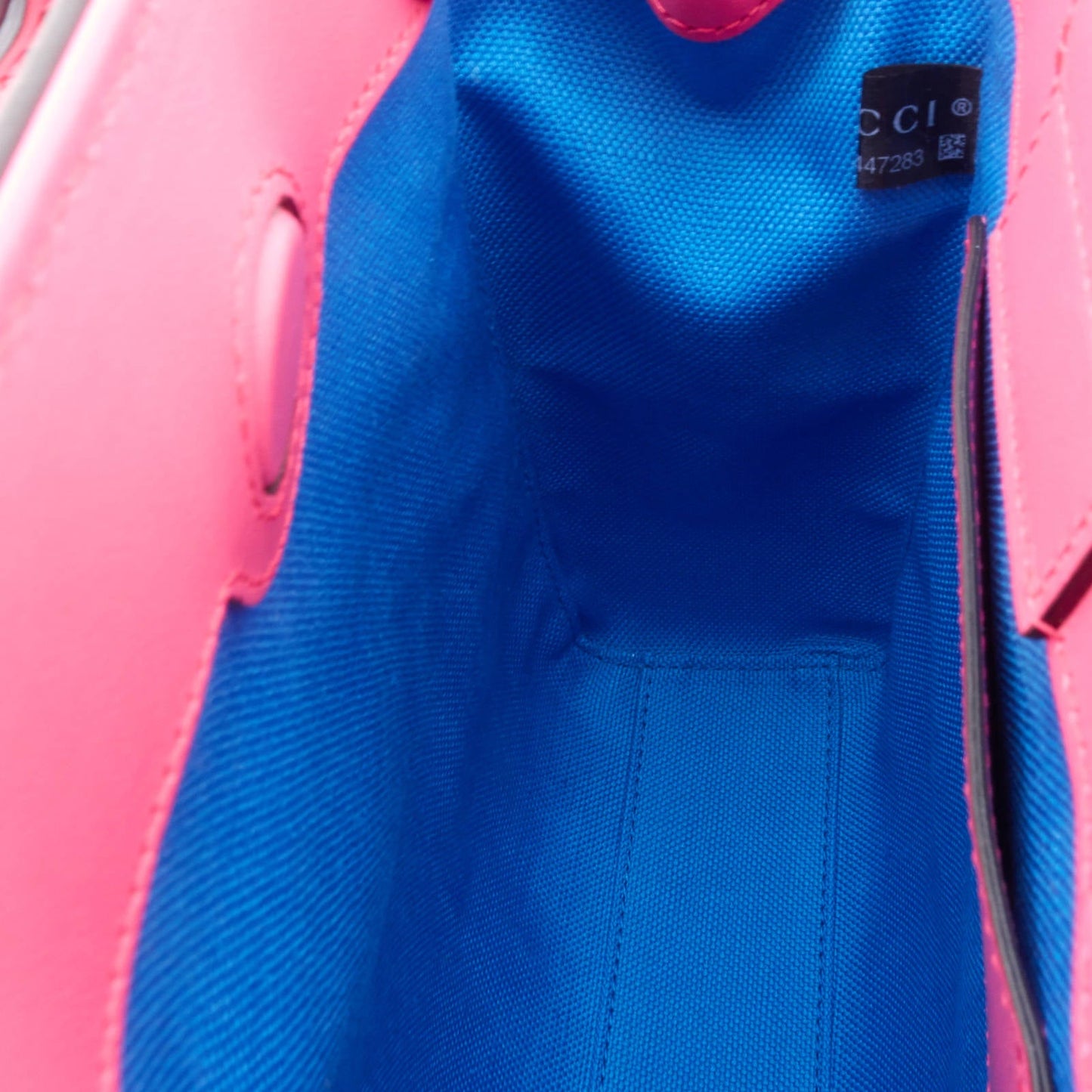 Gucci GG Tennis Perforated Calfskin Mini Tote Bag