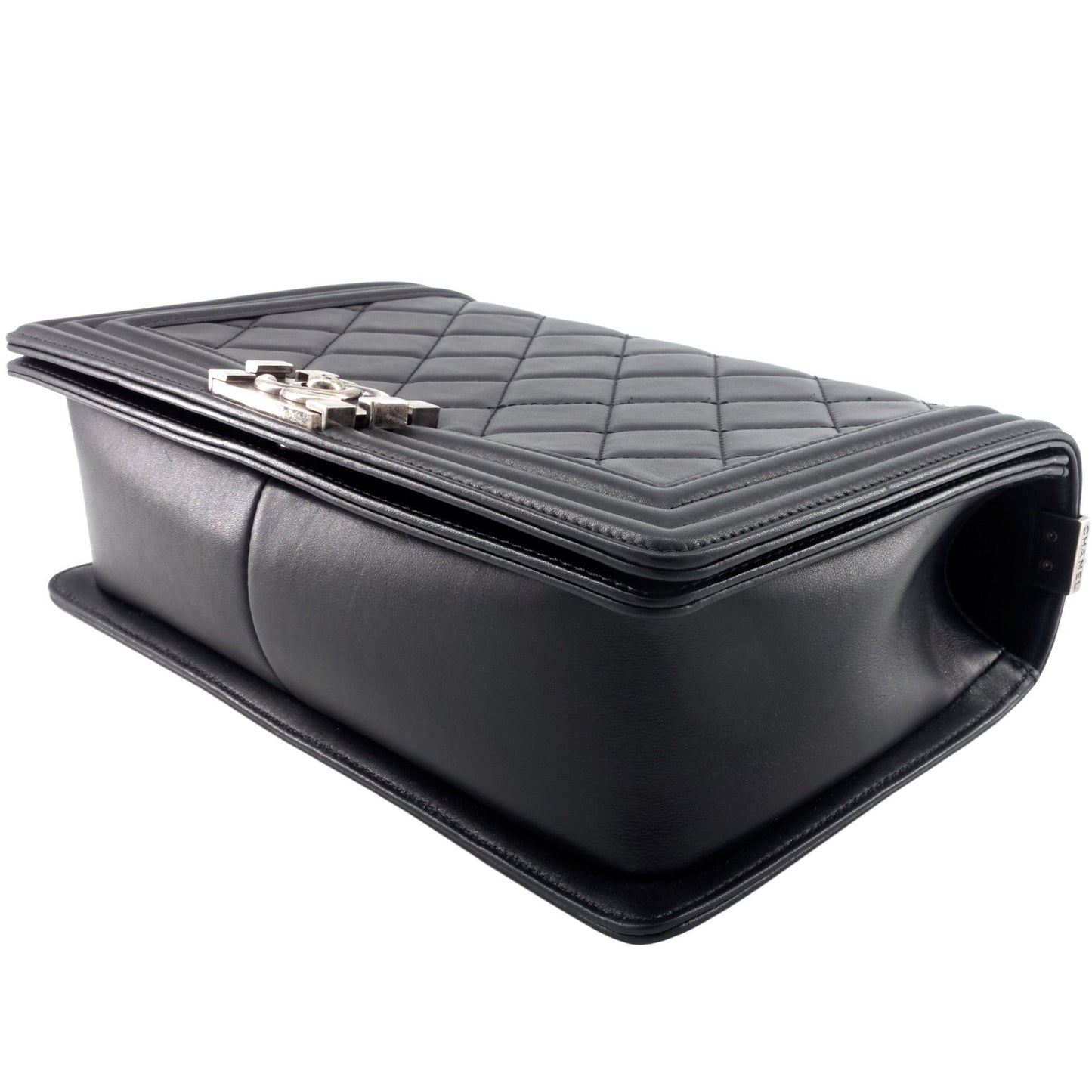Chanel Boy New Medium Lambskin Leather Bag