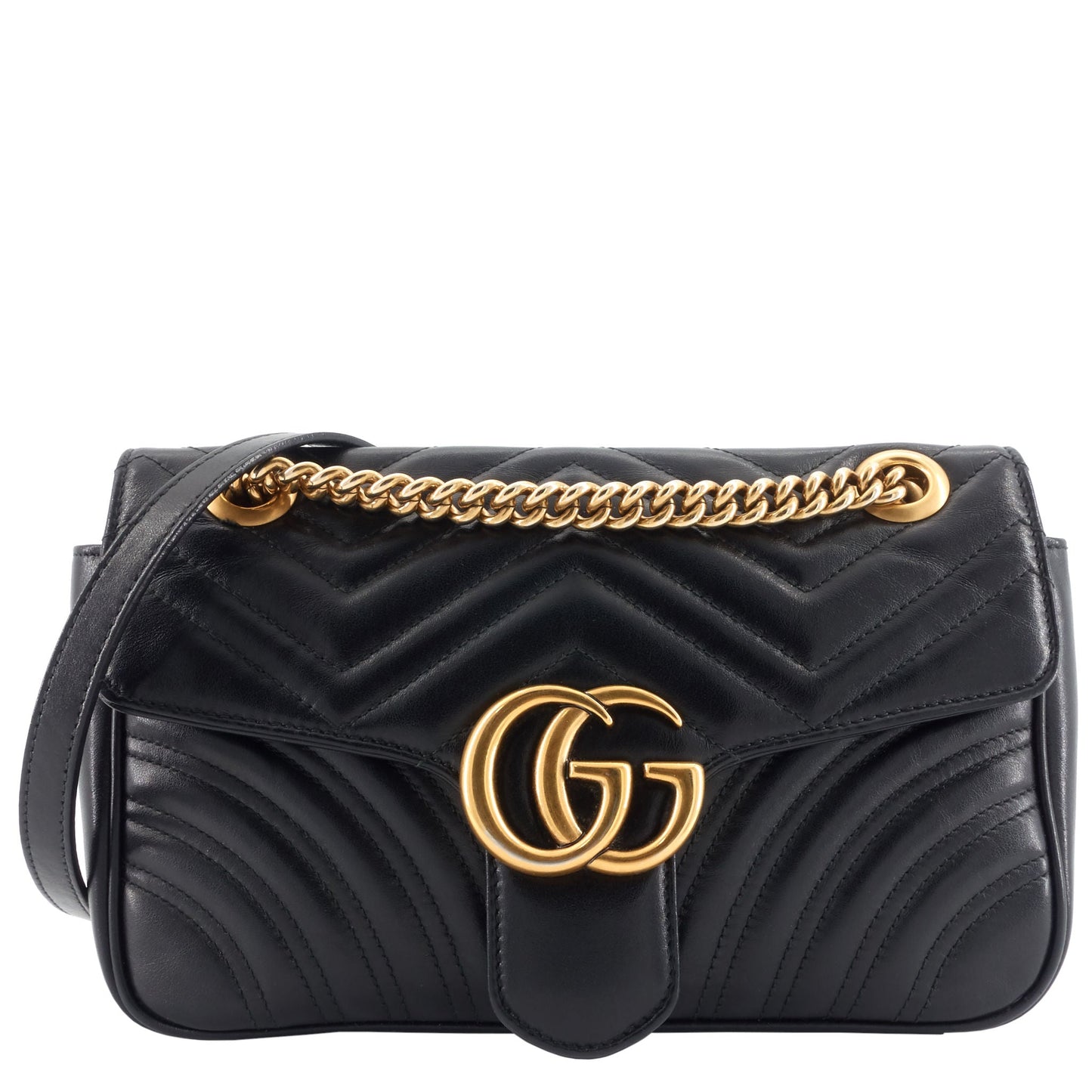Gucci GG Marmont Small Leather Flap Bag