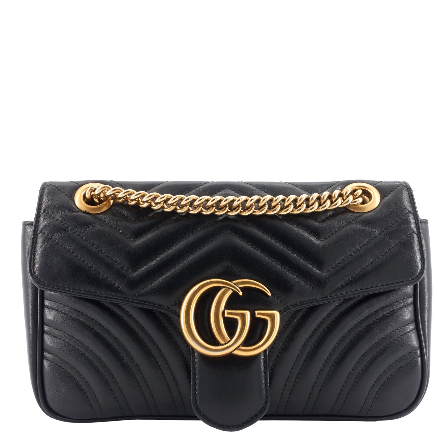 Gucci GG Marmont Small Leather Flap Bag