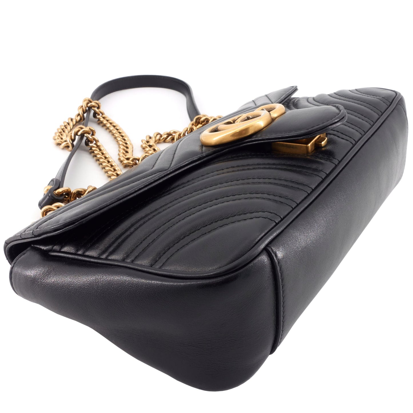 Gucci GG Marmont Small Leather Flap Bag