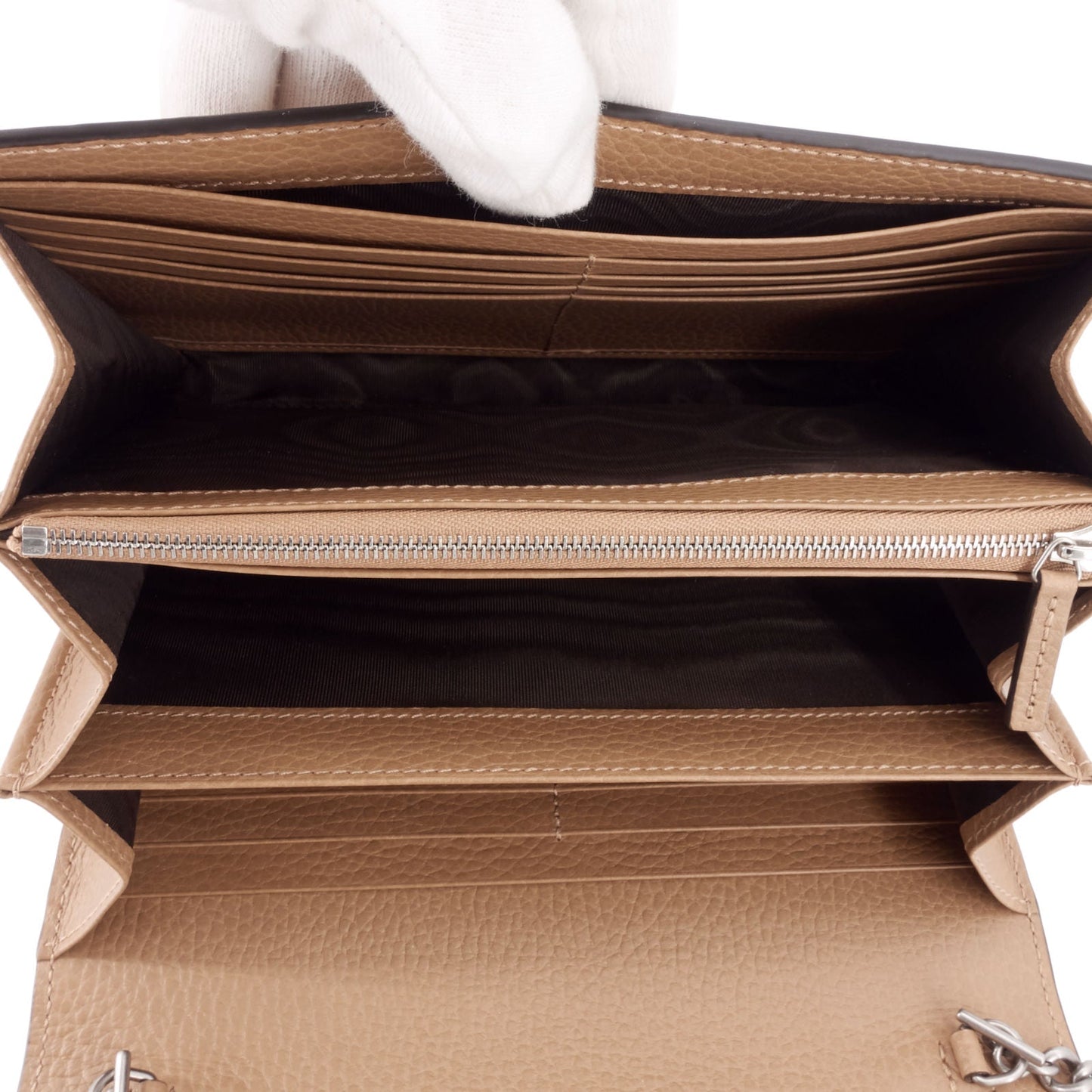 Gucci Dionysus Textured Leather Mini Wallet