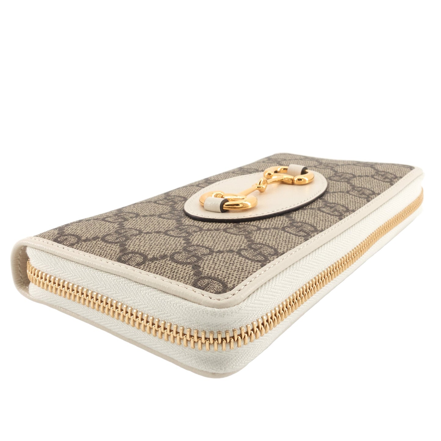 Gucci Horsebit 1955 GG Supreme Canvas Zip Around Wallet