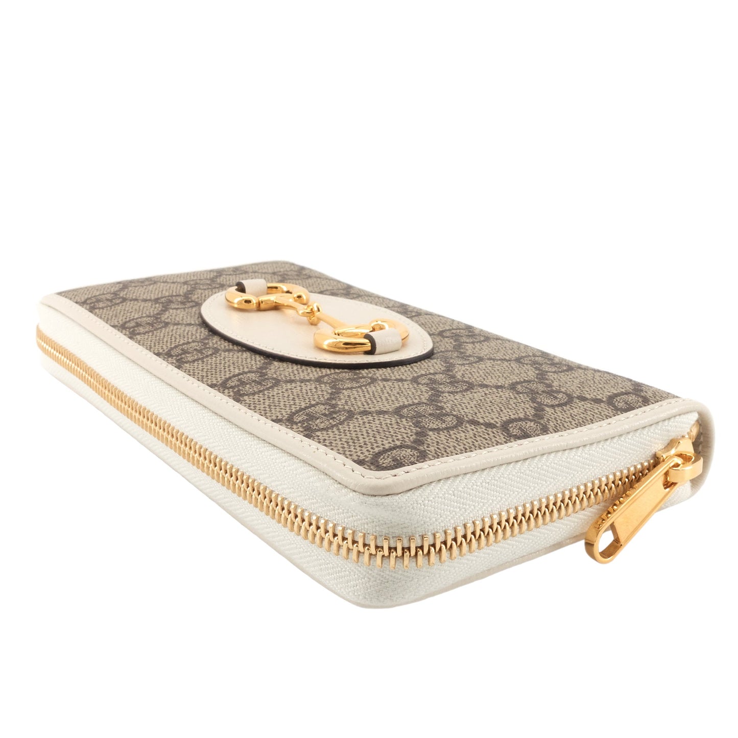Gucci Horsebit 1955 GG Supreme Canvas Zip Around Wallet
