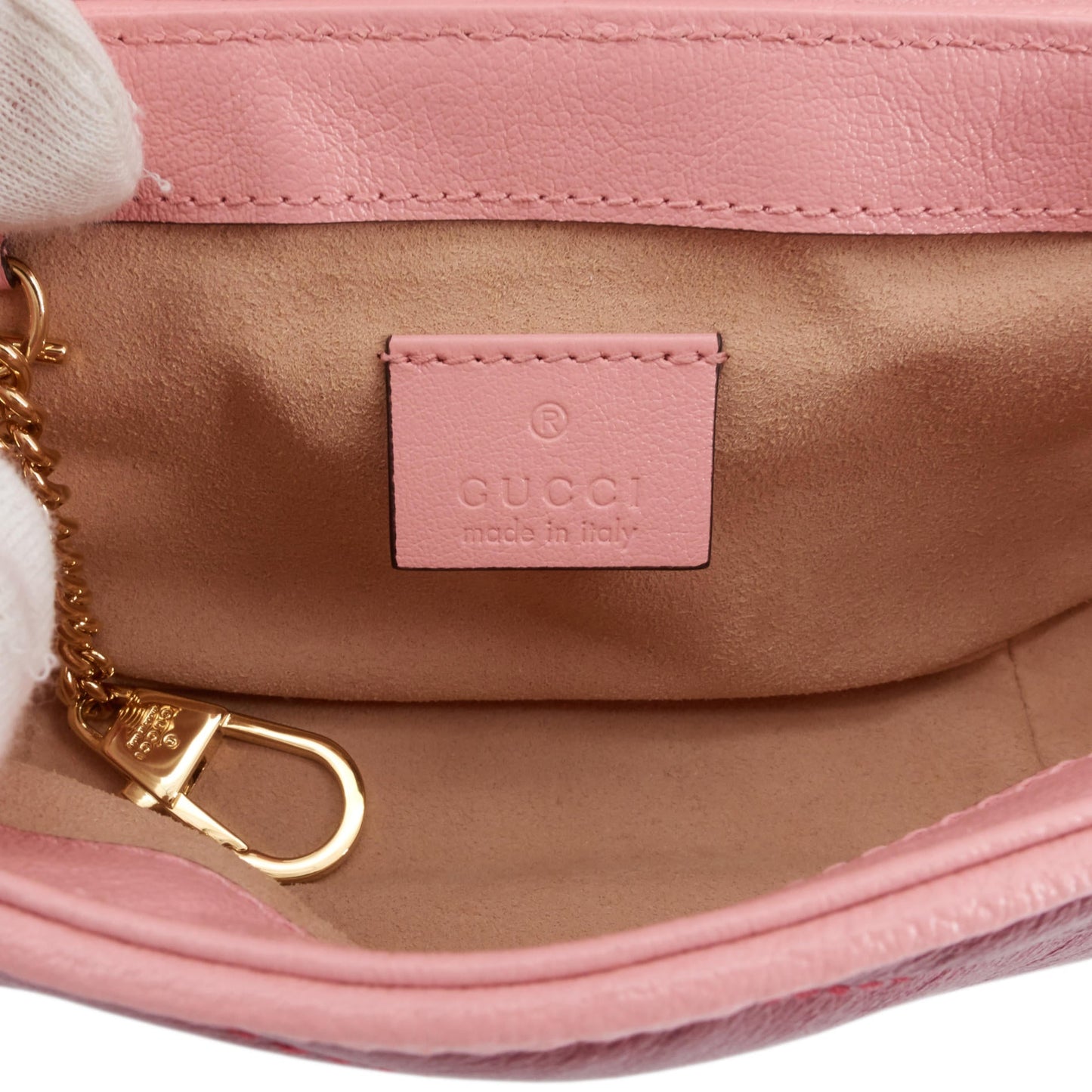 Gucci Azalea Enameled Torchon GG Marmont Wallet