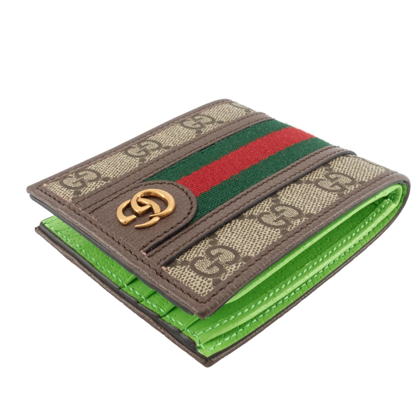 Gucci Ophidia GG Canvas and Leather Wallet