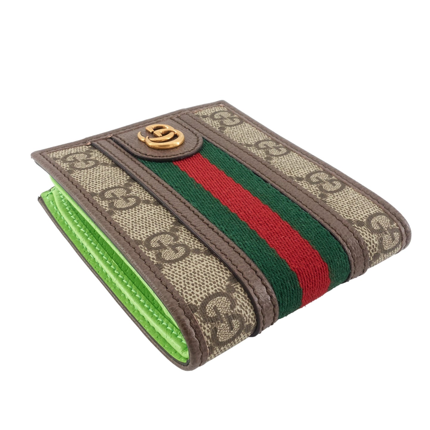Gucci Ophidia GG Canvas and Leather Wallet