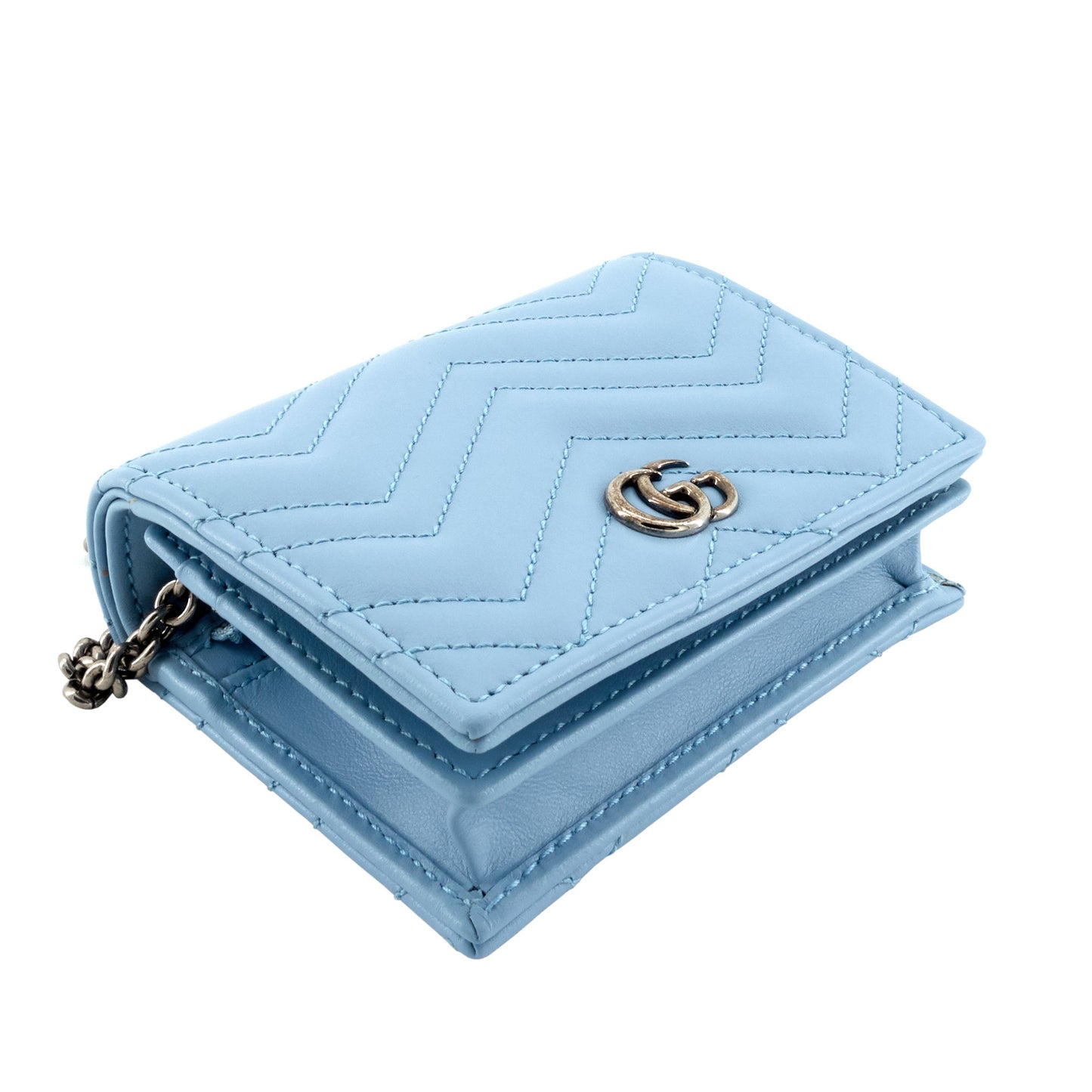Gucci GG Marmont Mini Matelasse Wallet on Chain