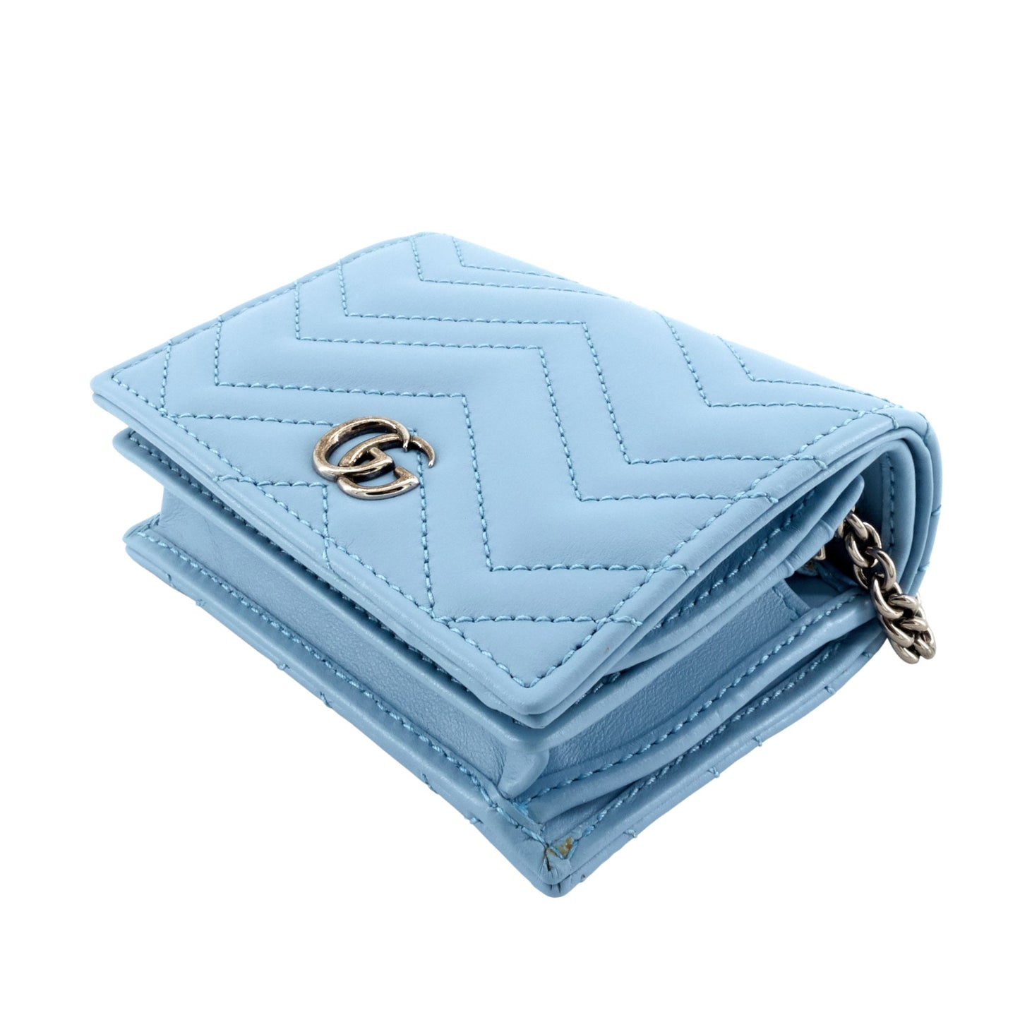 Gucci GG Marmont Mini Matelasse Wallet on Chain