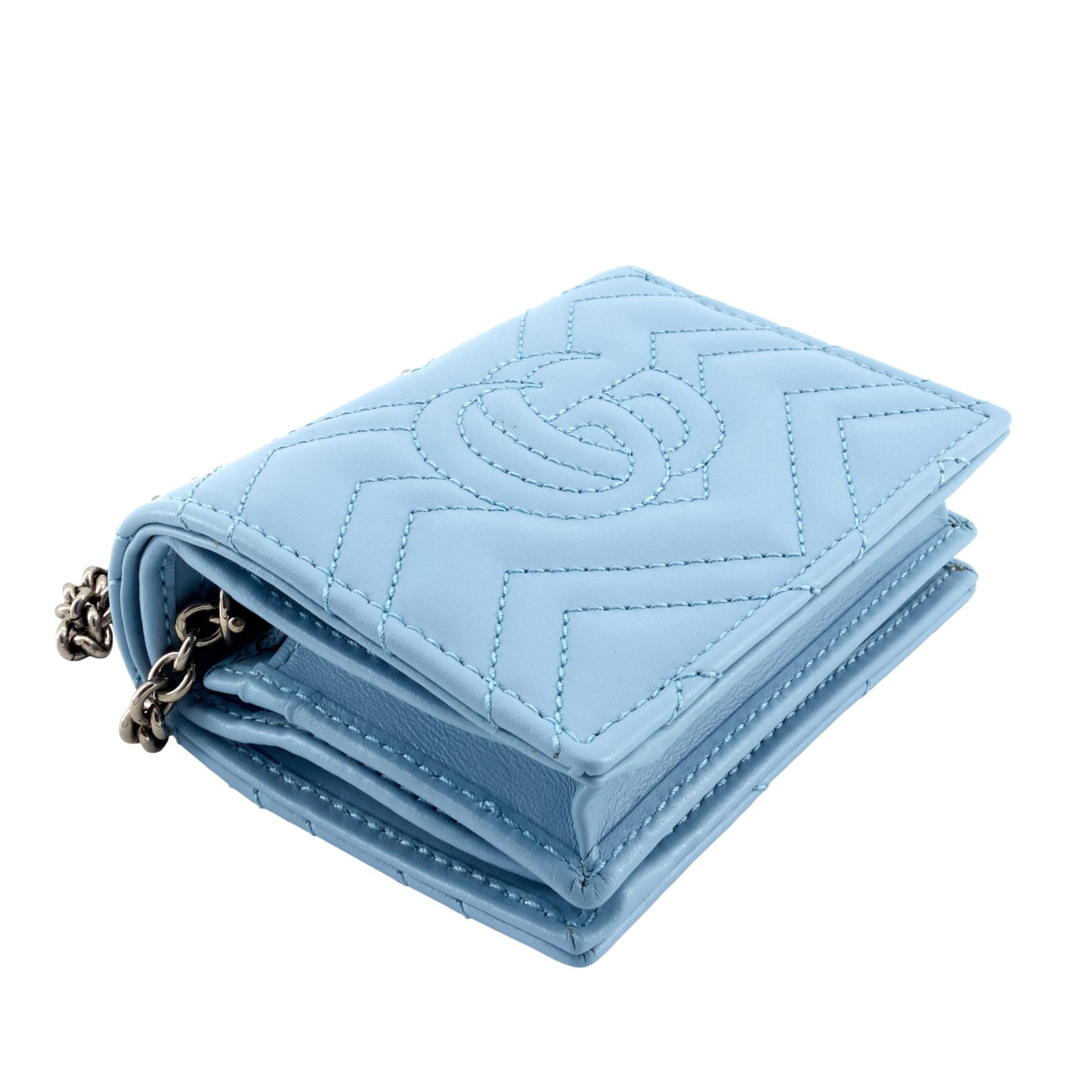 Gucci GG Marmont Mini Matelasse Wallet on Chain