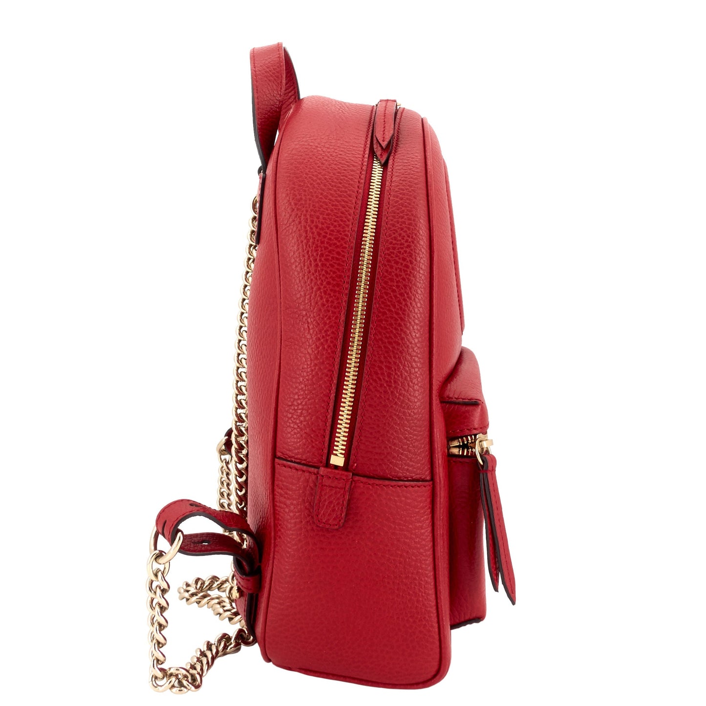 Gucci Soho Chain Calfskin Leather Backpack Bag
