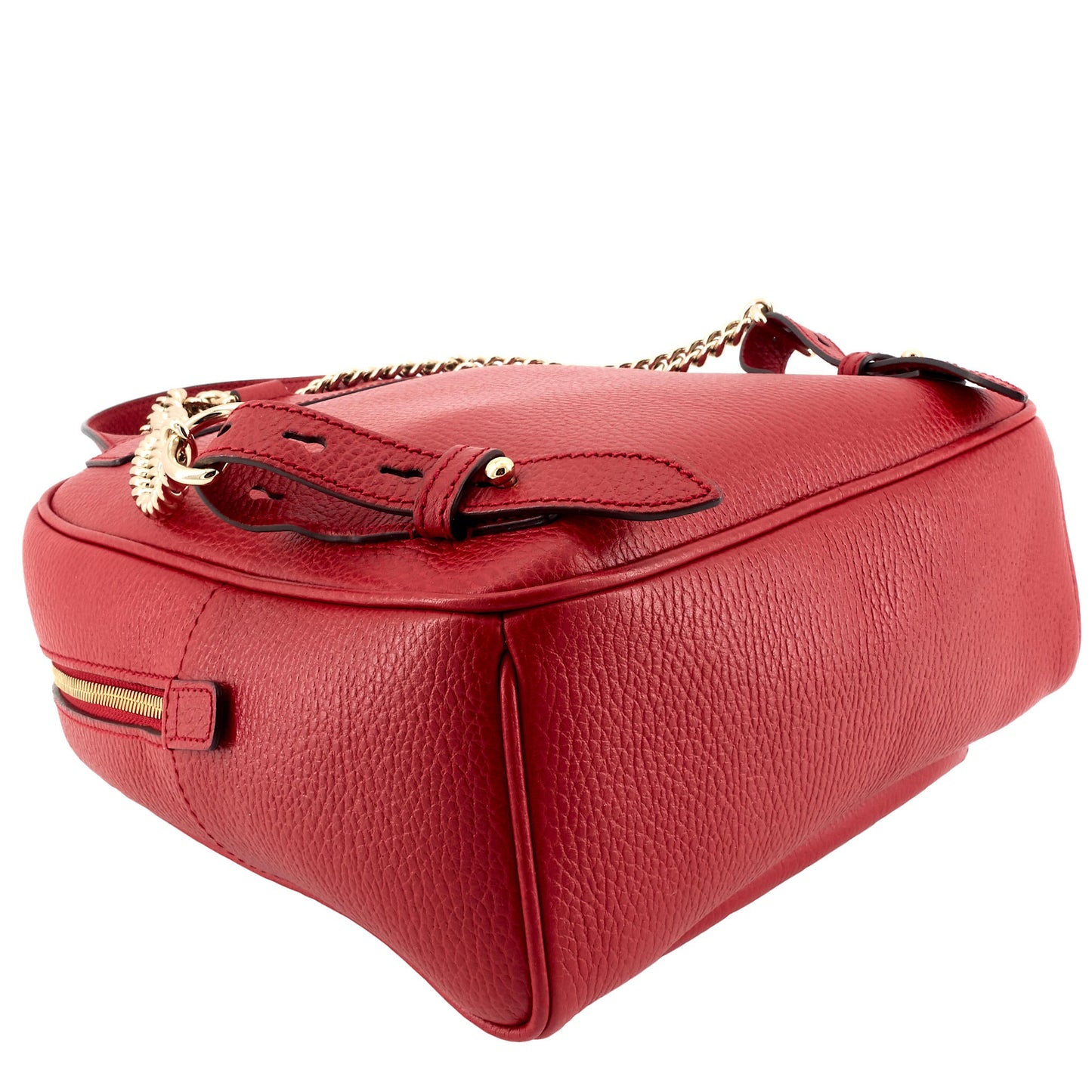 Gucci Soho Chain Calfskin Leather Backpack Bag