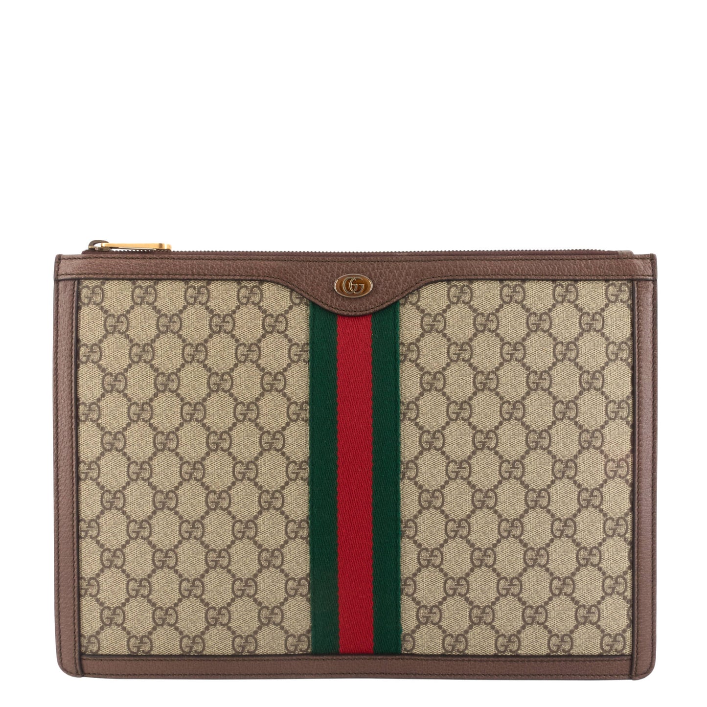 Gucci GG Supreme Canvas Web Ophidia Portfolio Pouch