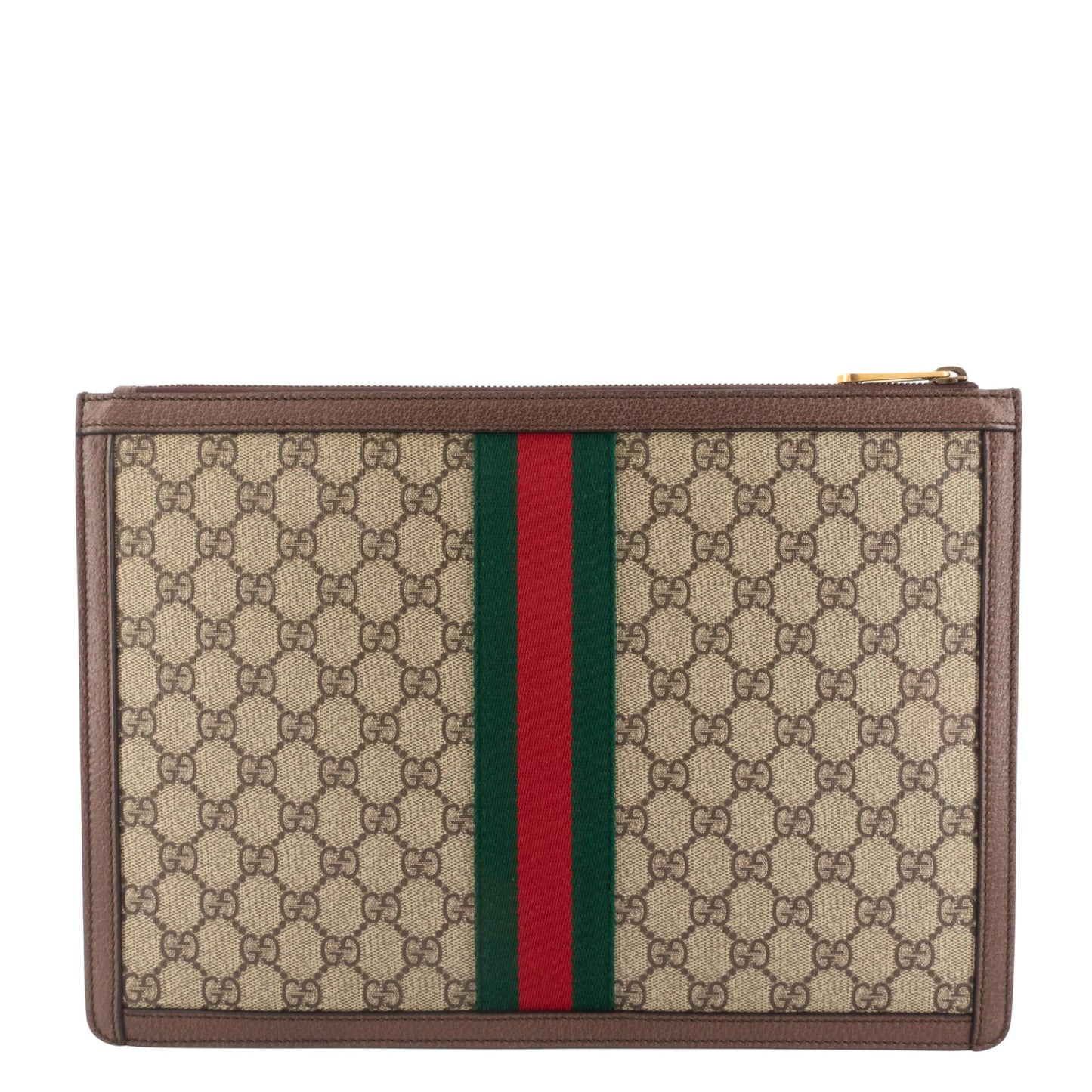 Gucci GG Supreme Canvas Web Ophidia Portfolio Pouch