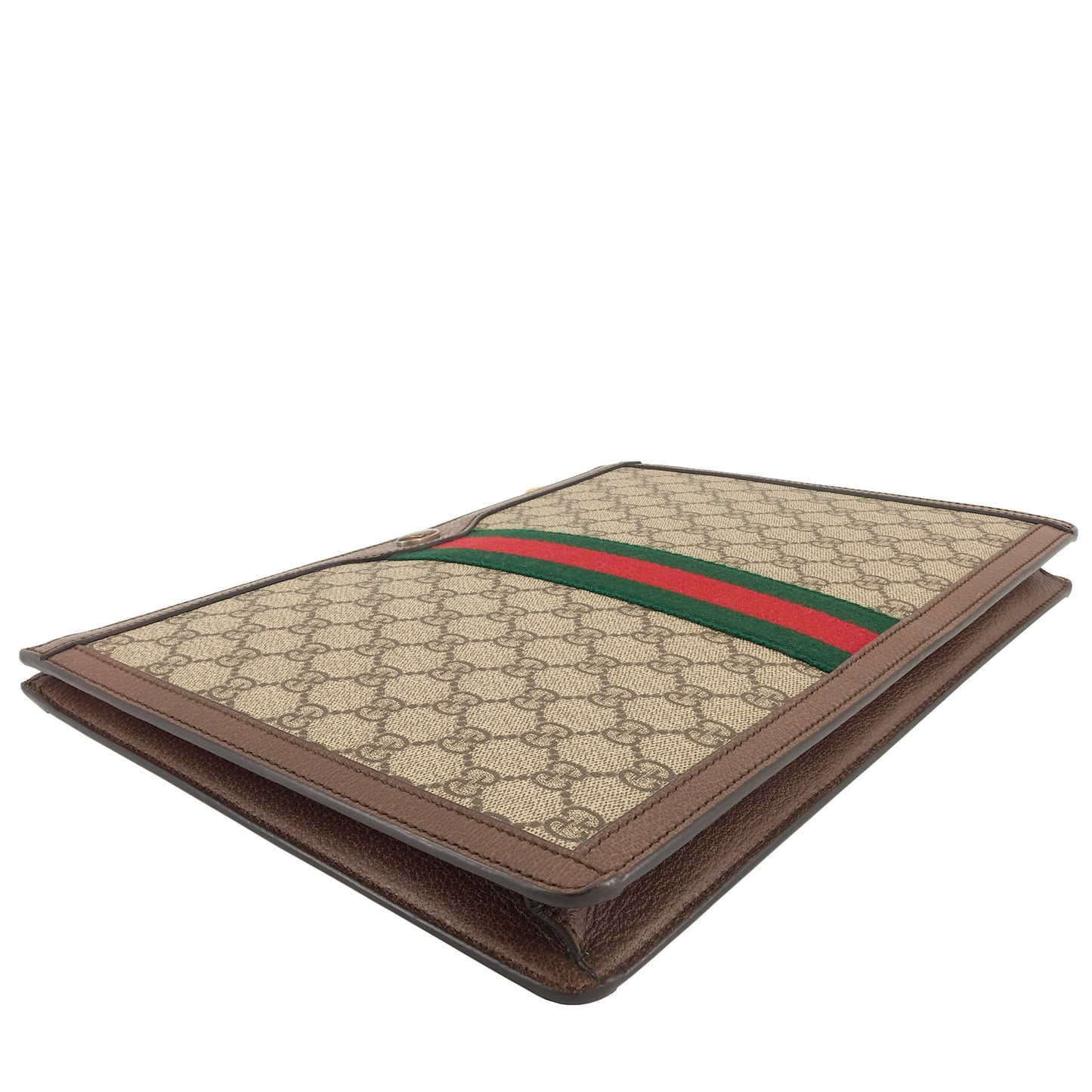 Gucci GG Supreme Canvas Web Ophidia Portfolio Pouch