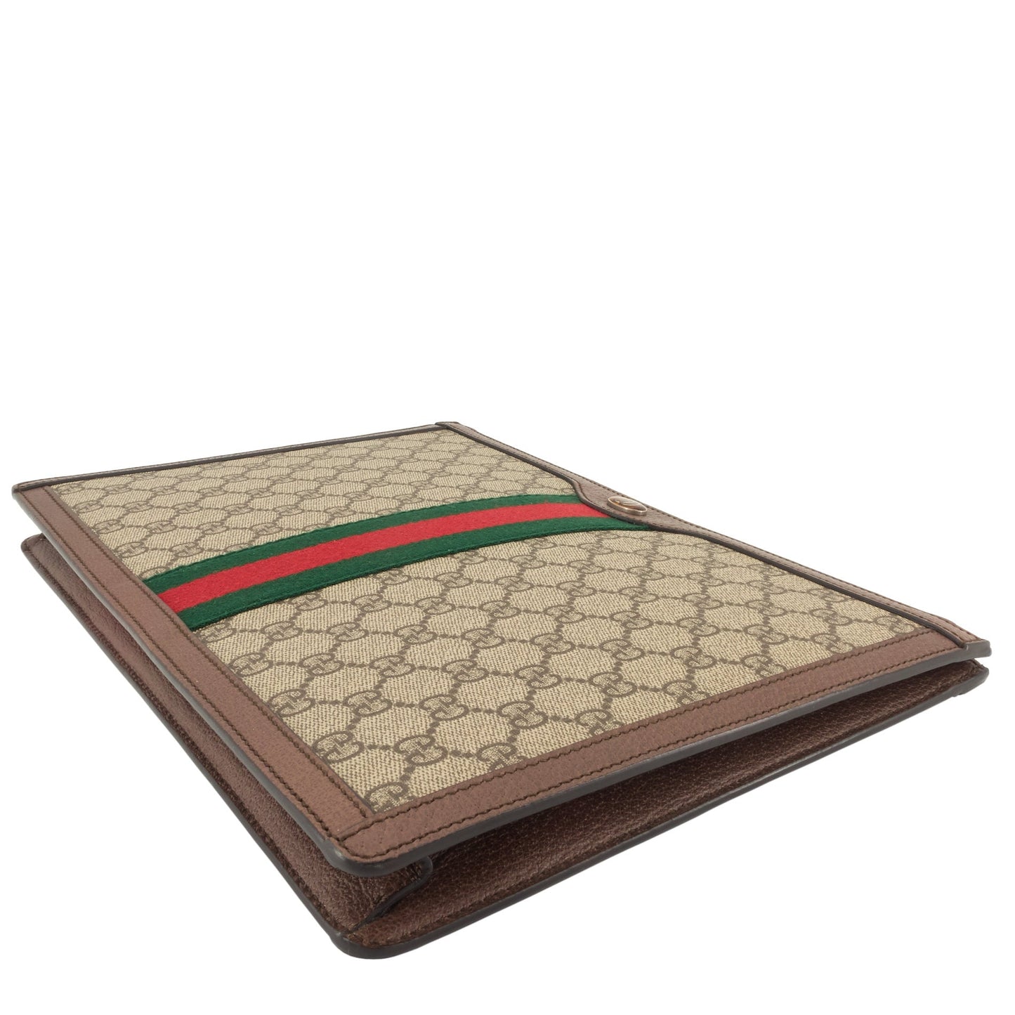 Gucci GG Supreme Canvas Web Ophidia Portfolio Pouch