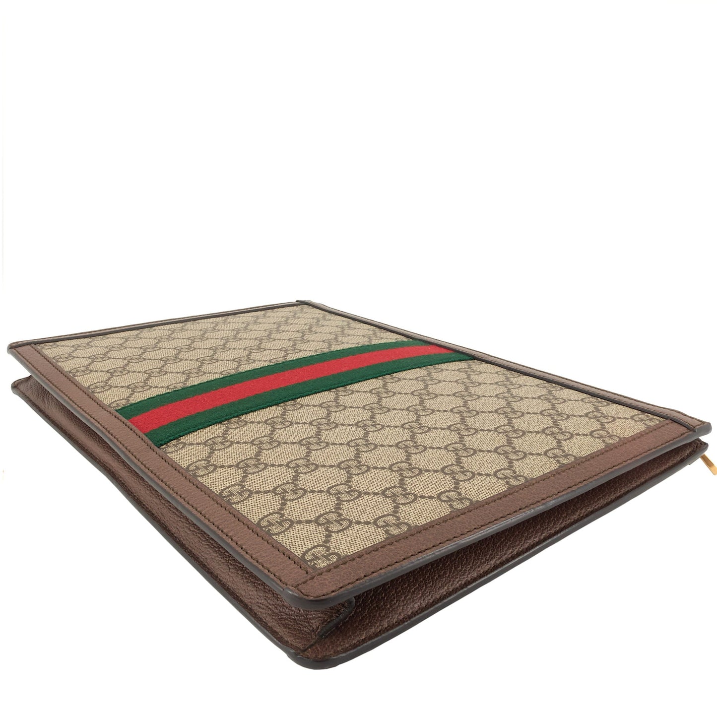 Gucci GG Supreme Canvas Web Ophidia Portfolio Pouch