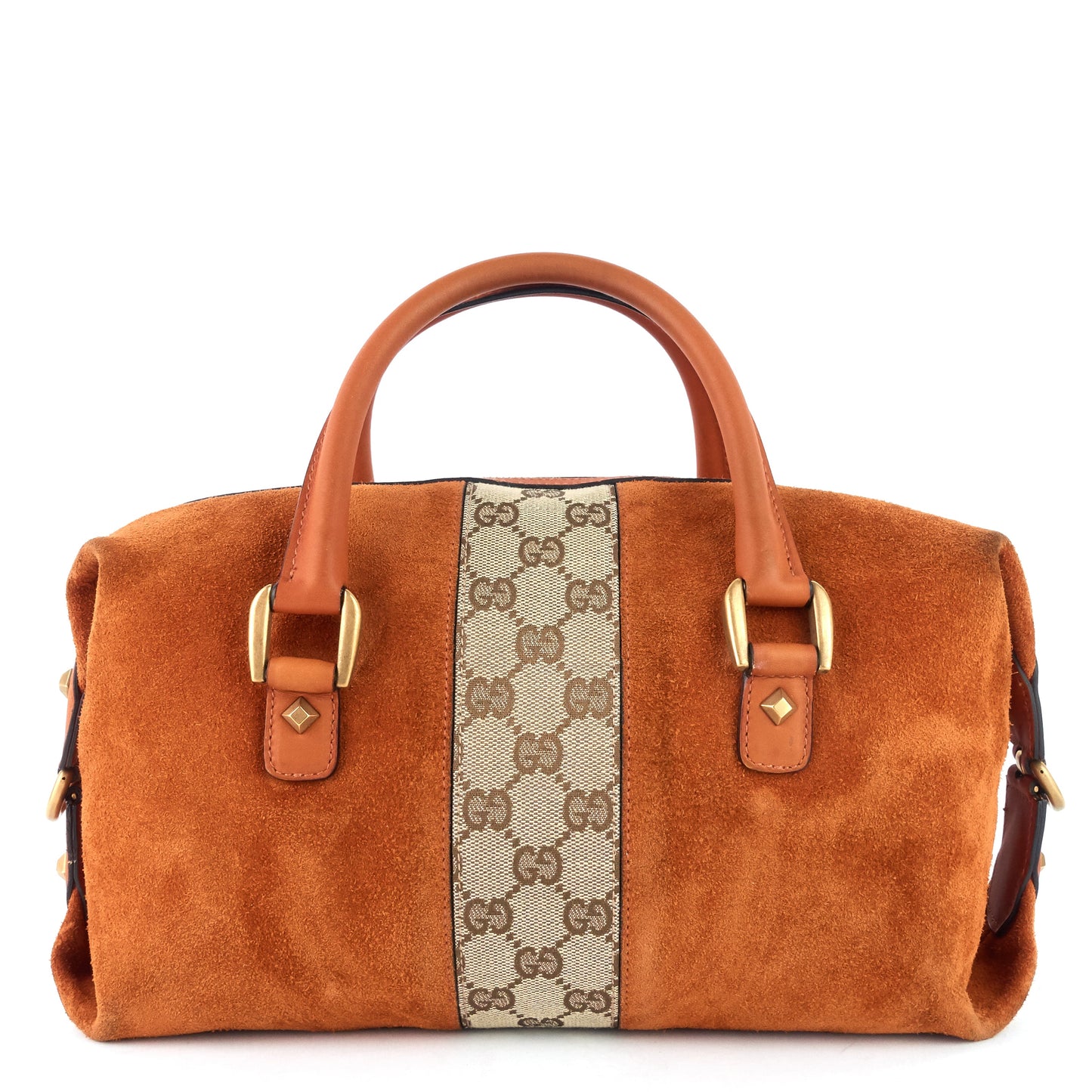 Gucci Boston Small Suede Bag